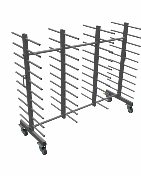 Wózek WL2000S2-10P - 10 Półkowe Professional