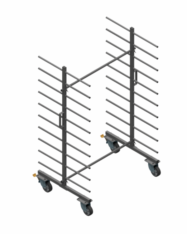 Wózek WL1000S2-10P - 10 Półkowe LITE