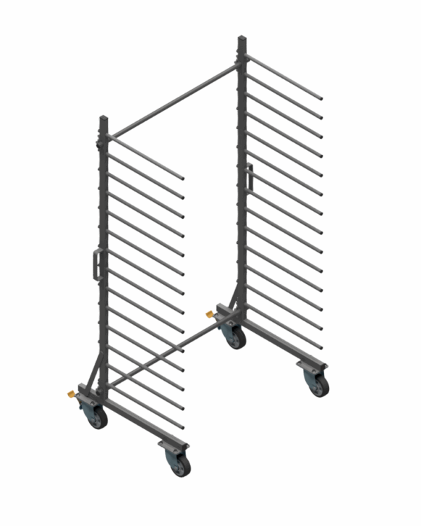 Wózek WL1000S1-14P - 14 Półkowe LITE