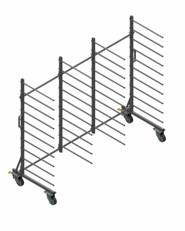 Wózek WL2000S1-10P - 10 Półkowe LITE