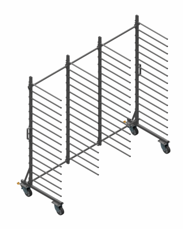 Wózek WL2000S1-14P - 14 Półkowe LITE